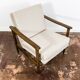 Fauteuil vintage par Edmund Homa, GFM, Pologne, années 1960