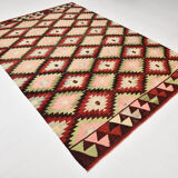 7x9 Modern Geometric Kilim Rug, 202x291Cm
