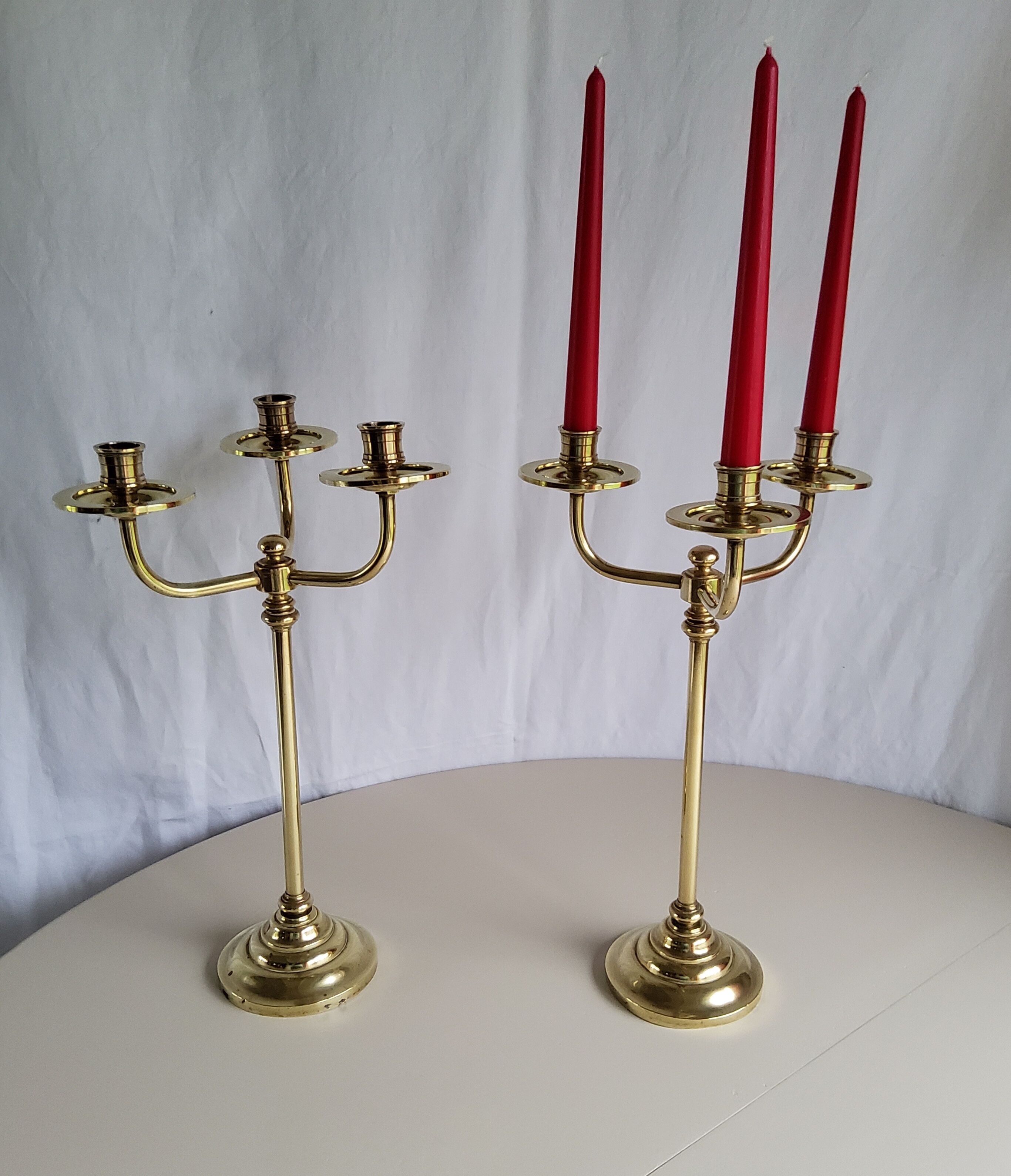 Pair of neo-classical chandeliers