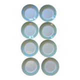 8 Digoin Sarreguemines dinner plates