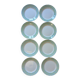 8 assiettes plates Digoin Sarreguemines