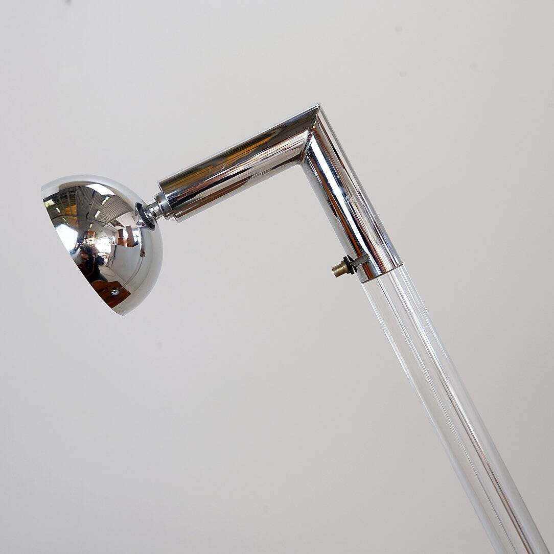 Postmodern Translucent Acrylic glass Table Lamp - 1980s