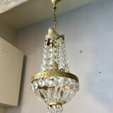 Small basket chandelier hot air balloon