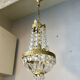Small basket chandelier hot air balloon