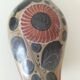 Vintage Mexican ceramic duck hand decorated