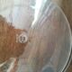 Bodum glass plate with rattan basket