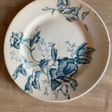 Terre de fer plate “Christmas Rose” pattern