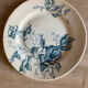 Assiette Terre de fer motif « Rose de Noël »