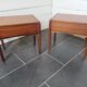 Paire de tables de chevet scandinave en teck des années 60