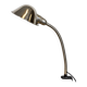 Vintage Industrial Chrome Gooseneck Table Lamp, 1950s