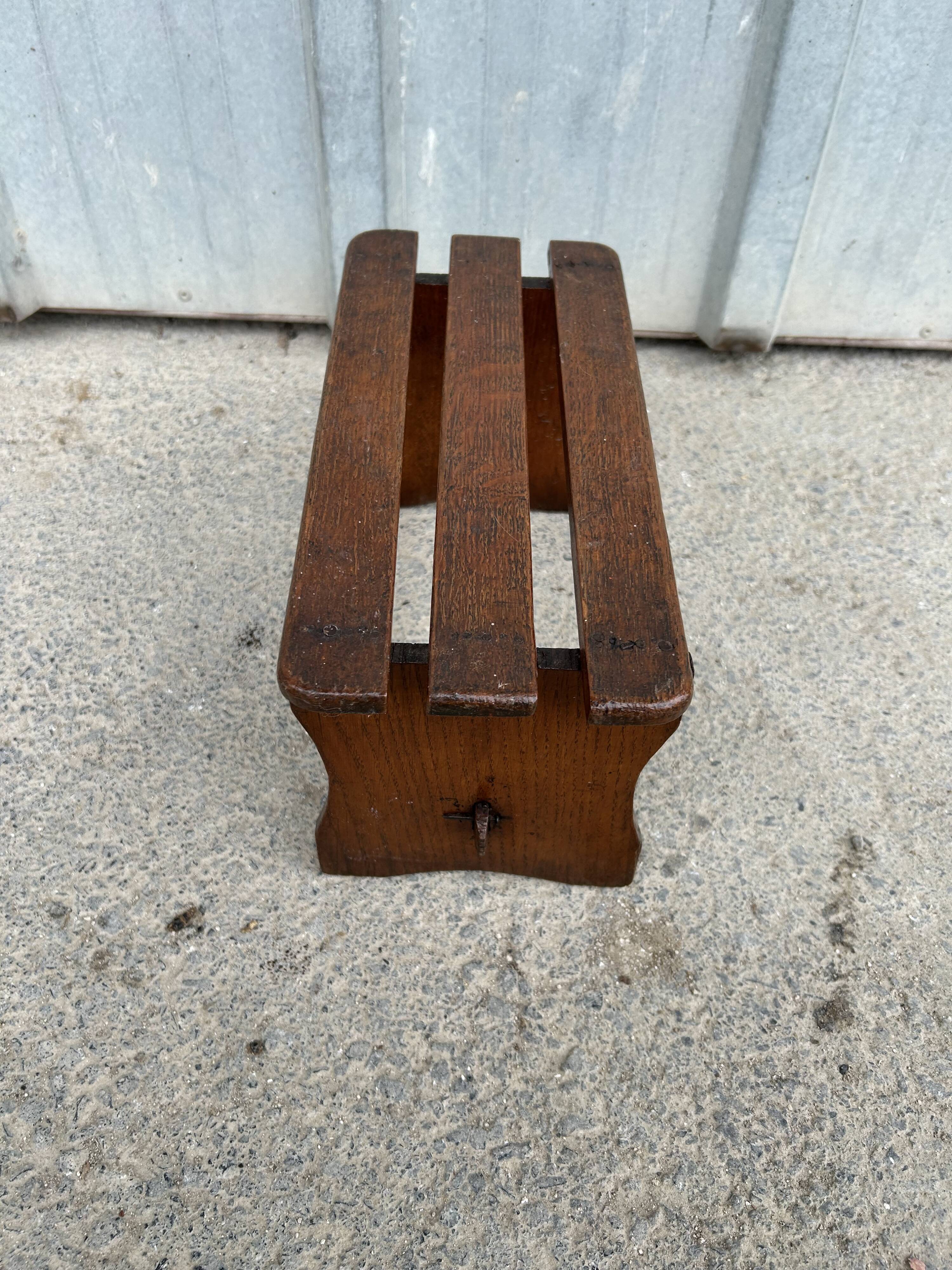 Small antique wooden step stool