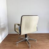 Vintage ADD FORM swivel armchair – chrome star base, 1970s