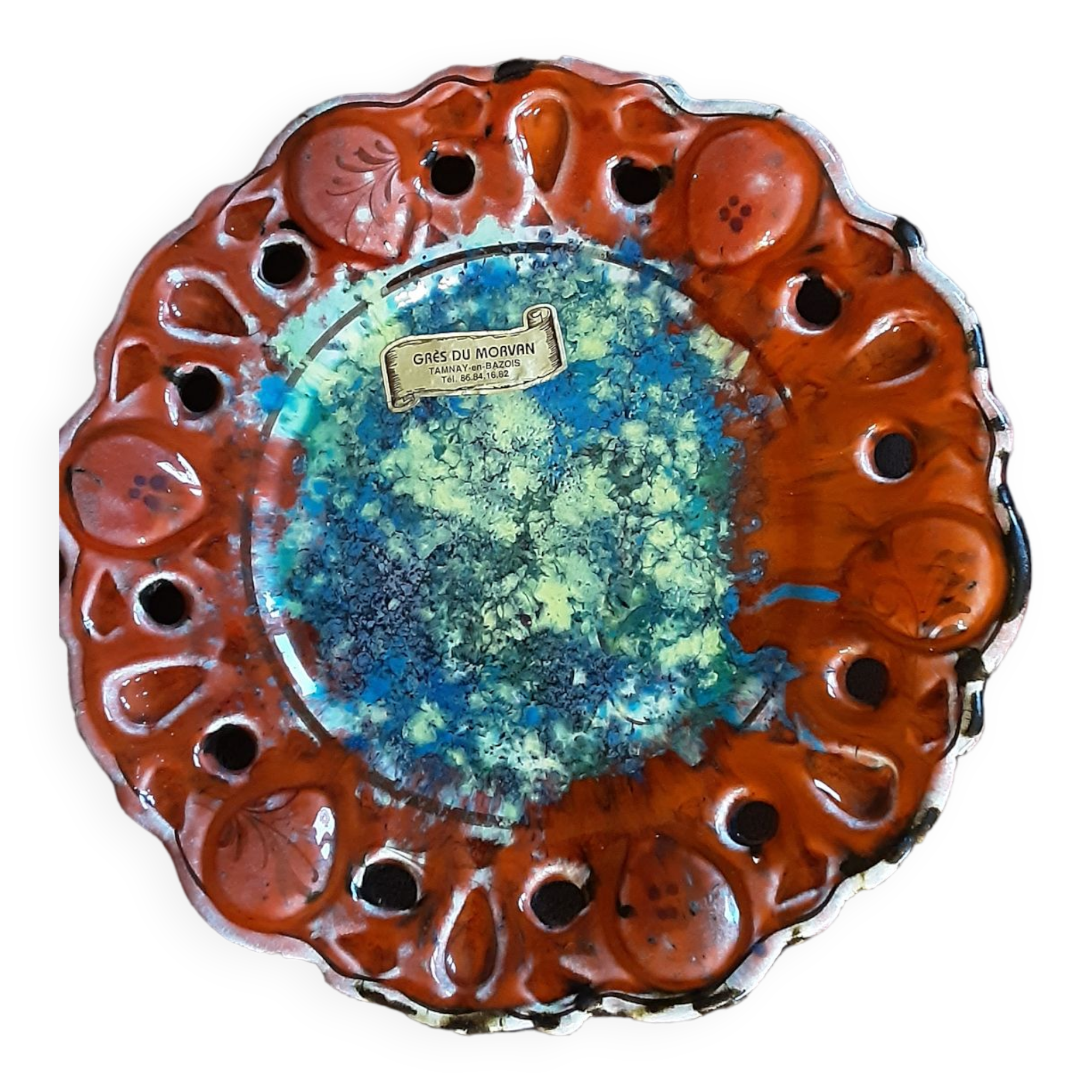 Decorative plate Grès de Morvan