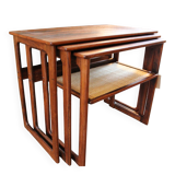 Palissander nested sidetable set by J Andersen for Silkeborg