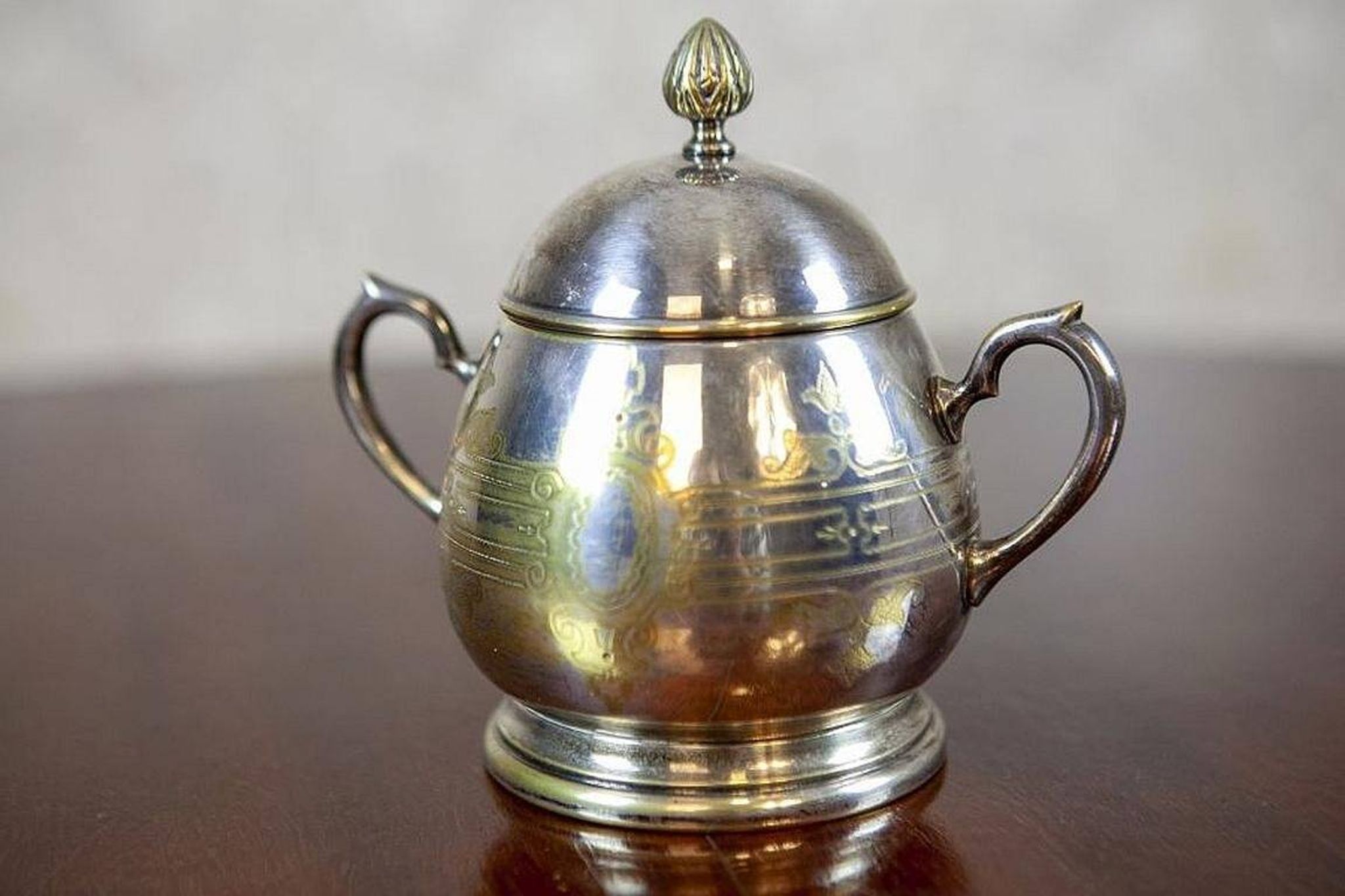 Service à café/thé en argent, années 1930, ensemble de 3 pièces