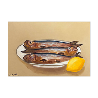Herring and lemon