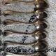 12 silver-plated metal cutlery sets 84 gr, ERCUIS
