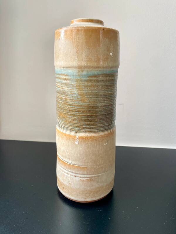 Vintage 80s Handmade Vase