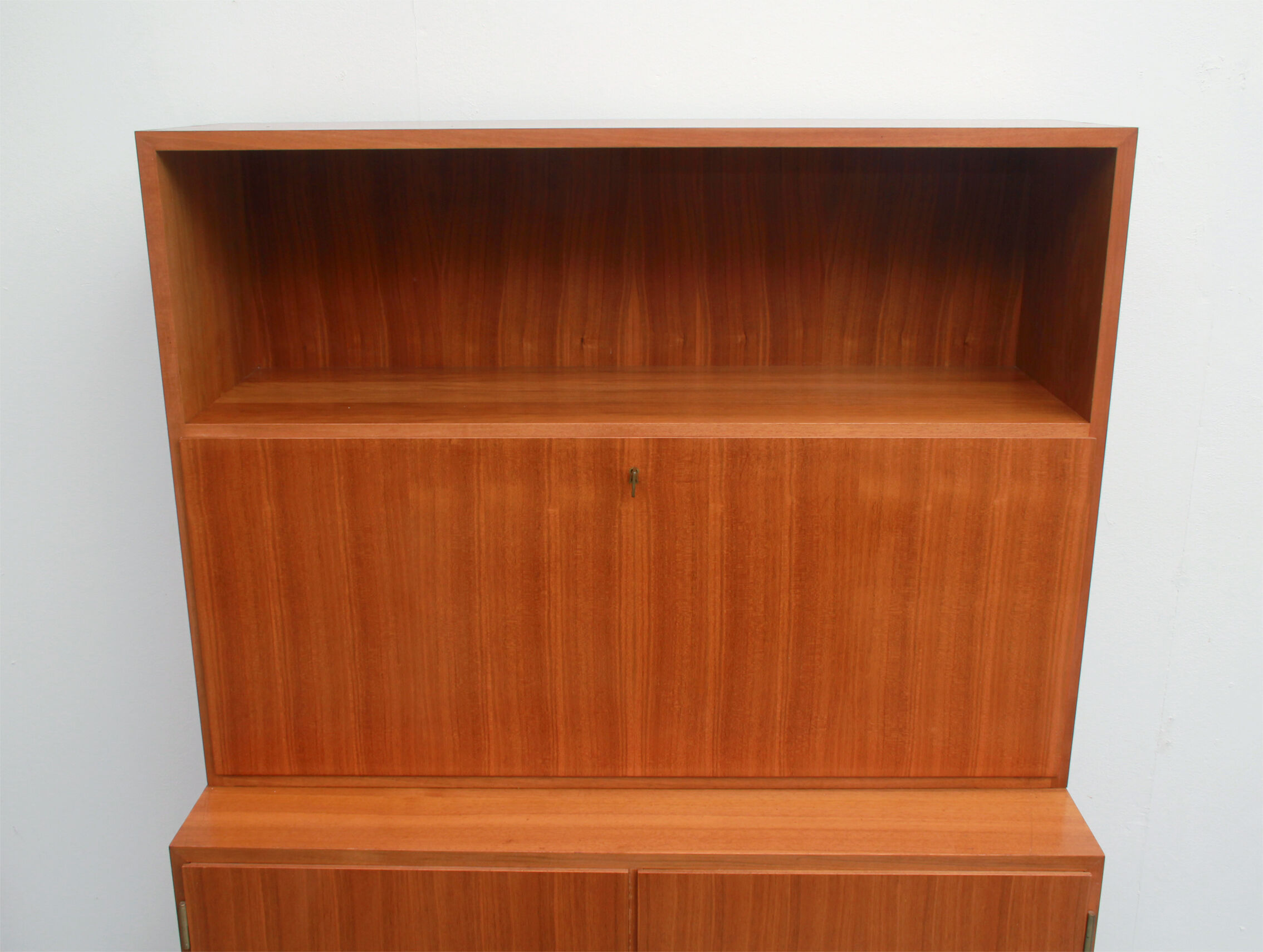 1960s secretary combination in walnut