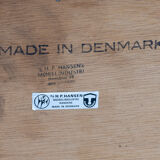 Mid-century modern danish teak sideboard hp hansen