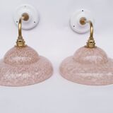 Swan neck and Clichy glass wall lights