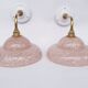 Swan neck and Clichy glass wall lights