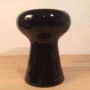 Vase moderniste céramique noir