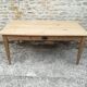 Closing table a drawer