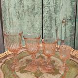 Champagne flutes rosaline d'arcoroc luminarc roses