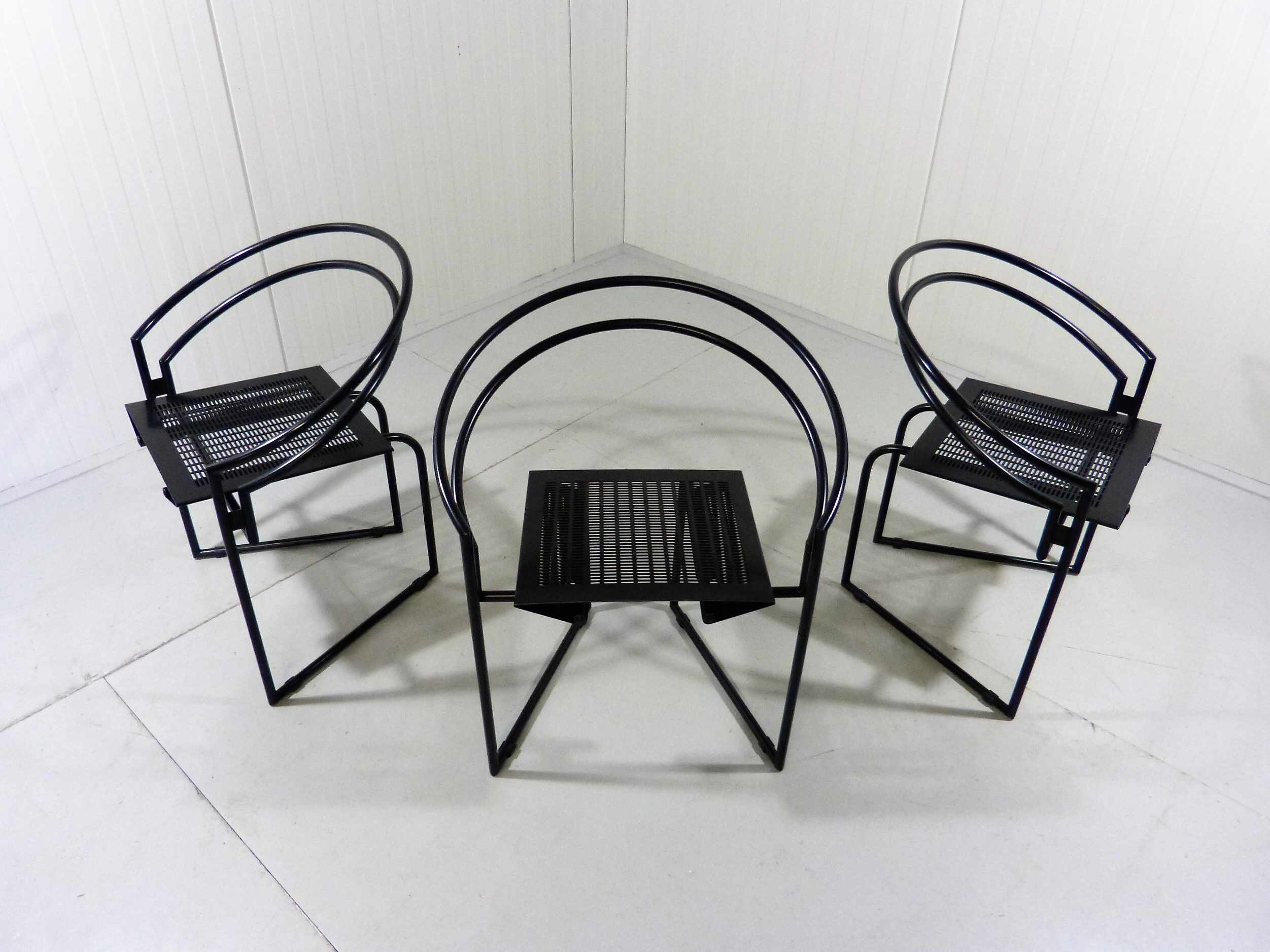 Set of 3 La Tonda chairs by Mario Botta for Alias, Italy 1987