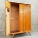 Armoire bois&rotin