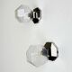 Pair of Motoko Ishii wall or flush mount lights for Staff Leuchten, Germany, 1970s