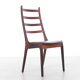 Suite of 4 Scandinavian rosewood chairs from Rio