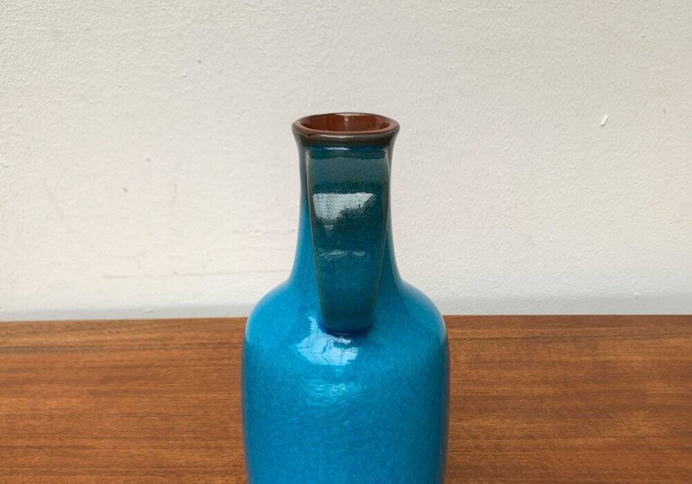Mid-century German ceramic carafe vase by Ursula Beyrau for Gräflich Ortenburg Keramik, 1960s.