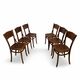 Set of six Authentic antique bentwood chairs, Antonio Volpe