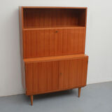 1960s secretary combination in walnut