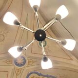 Vintage Sputnik chandelier, Attributed to Stilnovo, Italy 1960 's