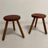 Scandinavian tripod stools