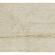 Minimalist Vintage Hand-Knotted Turkish Tulu Runner Rug Made of Natural Ivory Wool, Custom Options Available