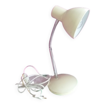 Lampe de bureau vintage en metal peint reglable loft