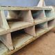 Old industrial coat rack, wardrobe rack XXXL