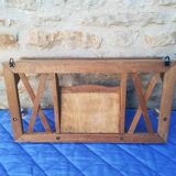 Oak coat rack