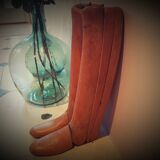 Pair of boots wooden shoe