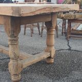 Farm table, 1 drawer, 3 metres long