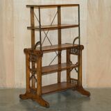 Transformable library table by Boeckh Brothers, circa 1910, restored.