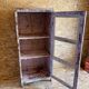 Glass cabinet in old teak