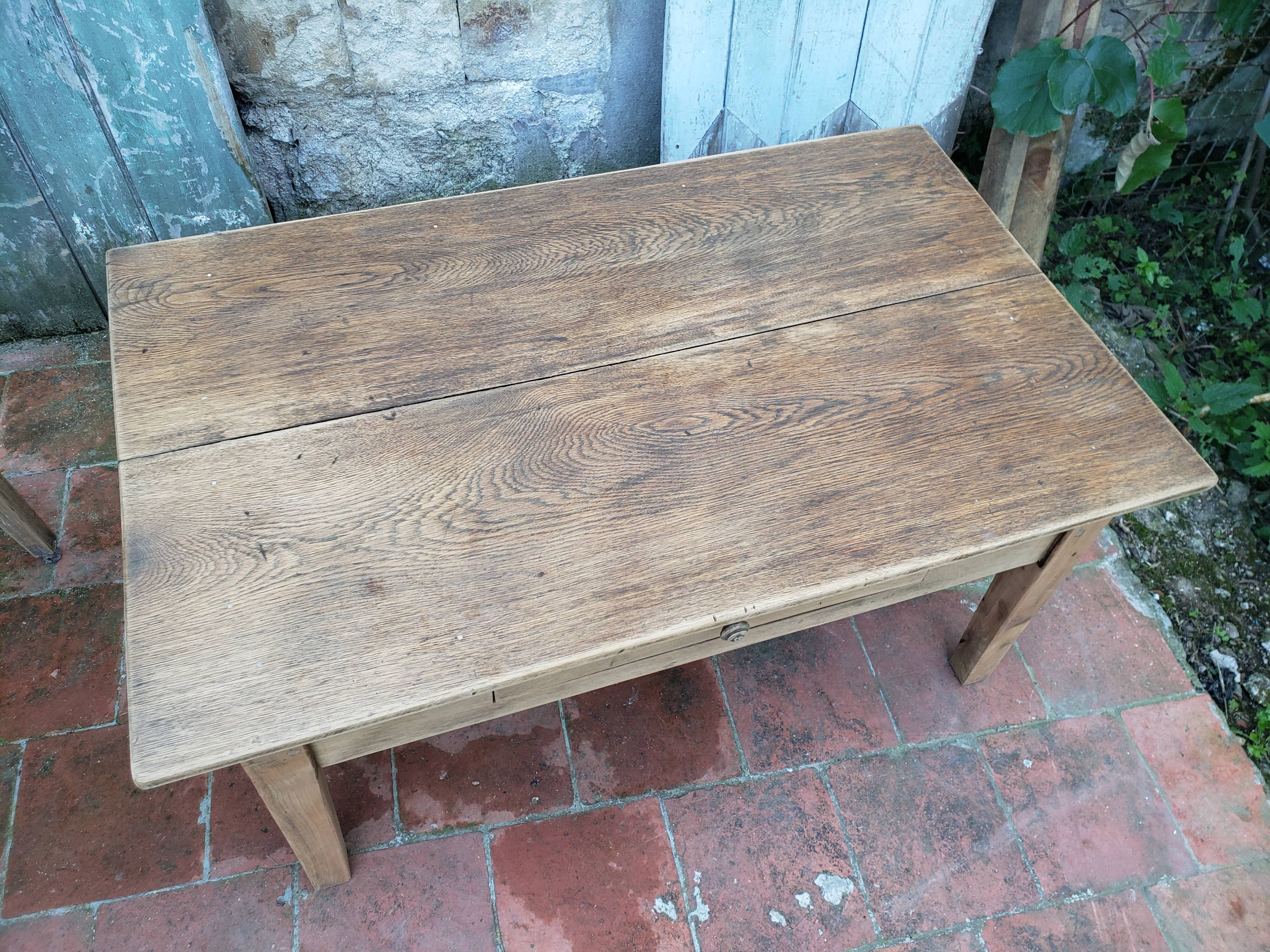 Farm table coffee table "langeais"