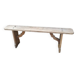 Wooden bench