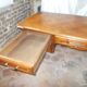 large flat desk in the Louis XV style