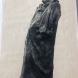 Photo gravée ancienne d’un buste de Balzac par Rodin